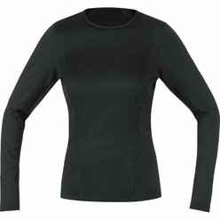 Dámsky nátelník s dlhým rukávom GORE M Women Base Layer LS Black