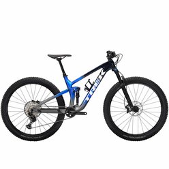 Horský bicykel TREK Top Fuel 9.7 Blue Smoke/Alpine/Quicksilver Fade 2022