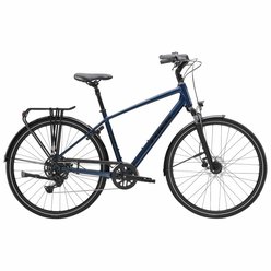Trekingový bicykel TREK Verve 2 Equipped Mulsanne Blue 2024