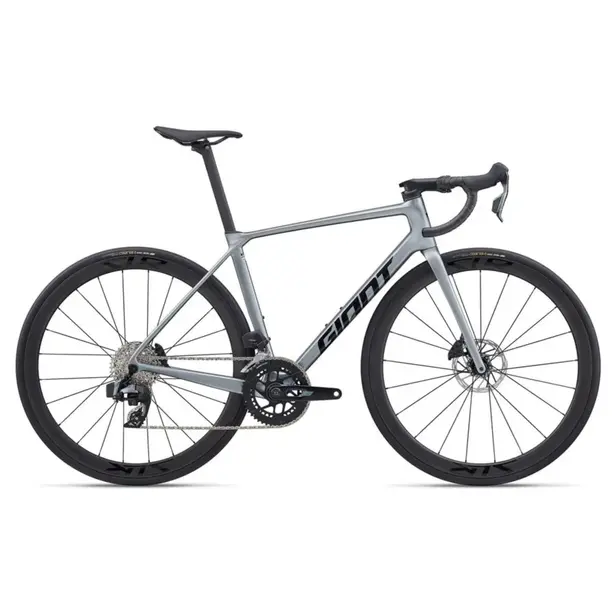 Cestný bicykel GIANT TCR Advanced Pro 1-AXS Tech Silver 2026