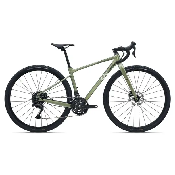 Dámsky gravel LIV Devote 2 Gleaming Olive