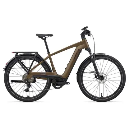 Elektrický bicykel GIANT Explore E+ 3 Double Diamond Pyrite Brown 2026