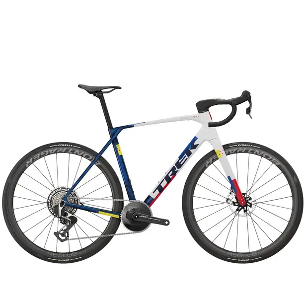 Cestný bicykel TREK Domane SLR 9 AXS 1x Gen 5 Navy Smoke/Trek White 2027