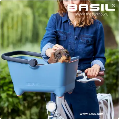Košík pre psa na riadidlá BASIL Buddy KF