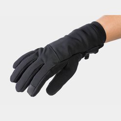 Dámske rukavice BONTRAGER Velocis Softshell Winter Black