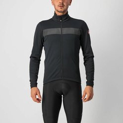 Pánska zimná cyklistická bunda do chladných podmienok CASTELLI RADOPPIA 3 Light Black