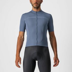 Pánsky cyklistický dres s krátkym rukávom CASTELLI CLASSIFICA Steel Blue