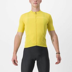 Pánsky cyklistický dres s krátkym rukávom CASTELLI 21021 CLASSIFICA Žltá