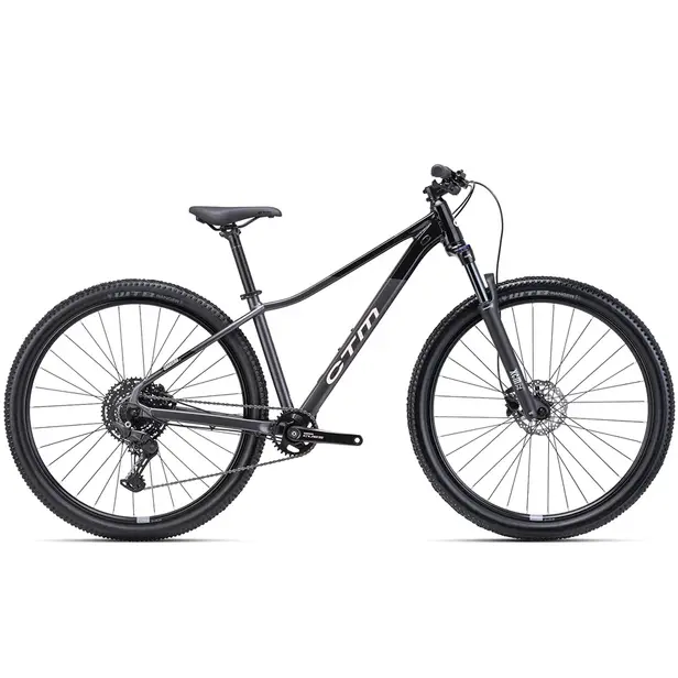 Dámsky bicykel CTM Charisma 4.0 Matná kovová čierna/Lesklá čierna
