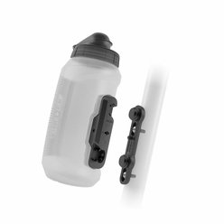 Fľaša a základňa na rám FIDLOCK Twist Set 750 ml Číra