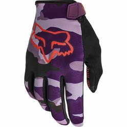 Dámske rukavice FOX W Ranger Dark Purple Camo