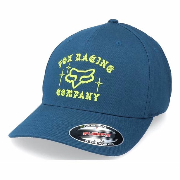 Images/FOX/Siltovka Fox La Neta Hat Dark Indigo Flexfit.jpg