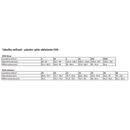 tabulka velkosti_panske cyklo oblecenie FOX.png