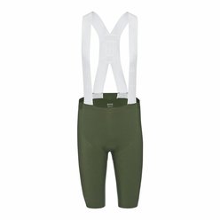 Pánske krátke nohavice GORE Distance Bib Shorts+ 2.0 Utility Green
