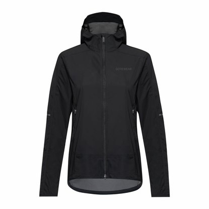 /images/GORE/GORE Fernflow Hooded Windbreaker Womens Black.jpg