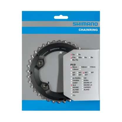 Prevodnik 36z. FC-M7000 SLX 36/26z. čierny 96mm