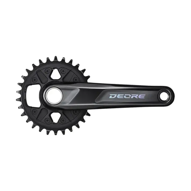 Stred Deore FC-M6120 175mm 30z. 12-k. BOOST čierny dvojdielny bez ložísk