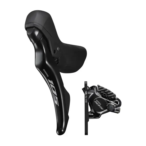 Dual control SHIMANO 105 ST-R7120/BR-R7170 ľavý 2x12-k. mech. rad./hydr.brzda