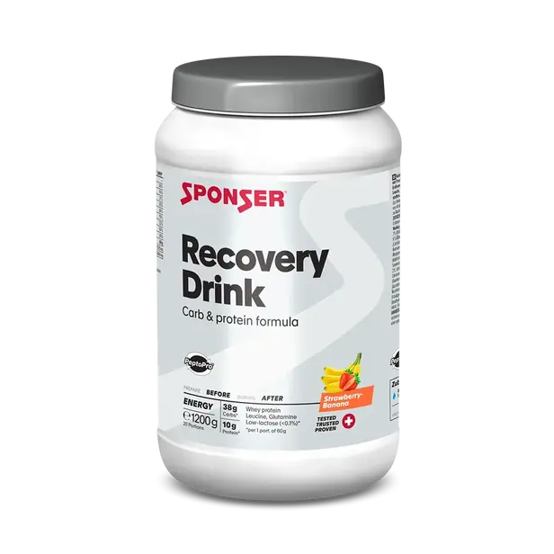 Sponser Recovery Drink Jahoda Banan 1200g.webp