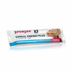 Cereálna tyčinka SPONSER Energy Plus Bar Brusnica