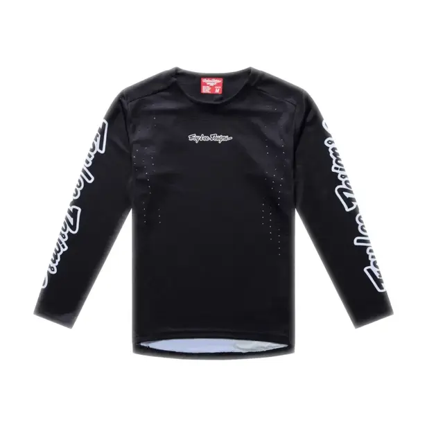 Detský dres s dlhým rukávom TROY LEE DESIGNS Sprint Pro Mono Youth Black