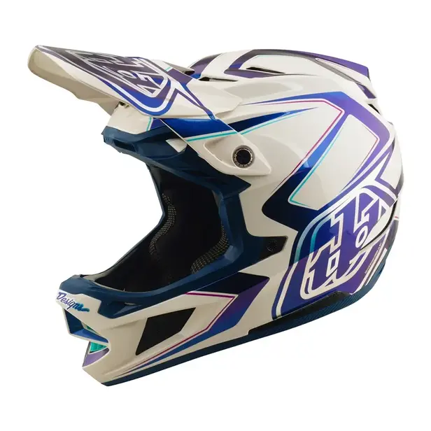 Cyklistická prilba TROY LEE DESIGNS D4 MIPS Flared White/Indigo