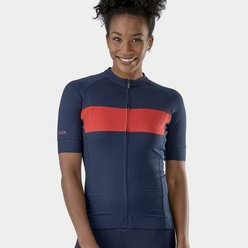 Dámský cyklistický dres TREK Circuit LTD Blue/Viper Red